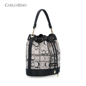 Carlo GEO Jacquard Bucket Bag