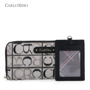 Carlo GEO Jacquard Wallet With Lanyard