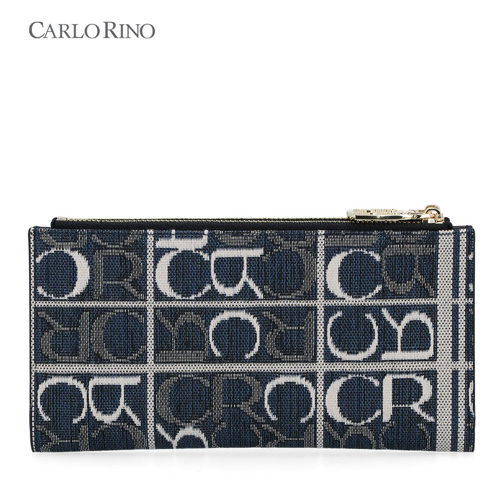 Carlo GEO Jacquard 2-Fold Long Wallet