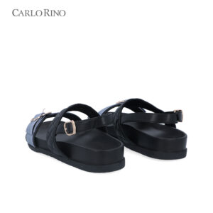 Denim Synthetic Leather Sandals