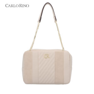 Stripy Trapeze Shoulder Bag M