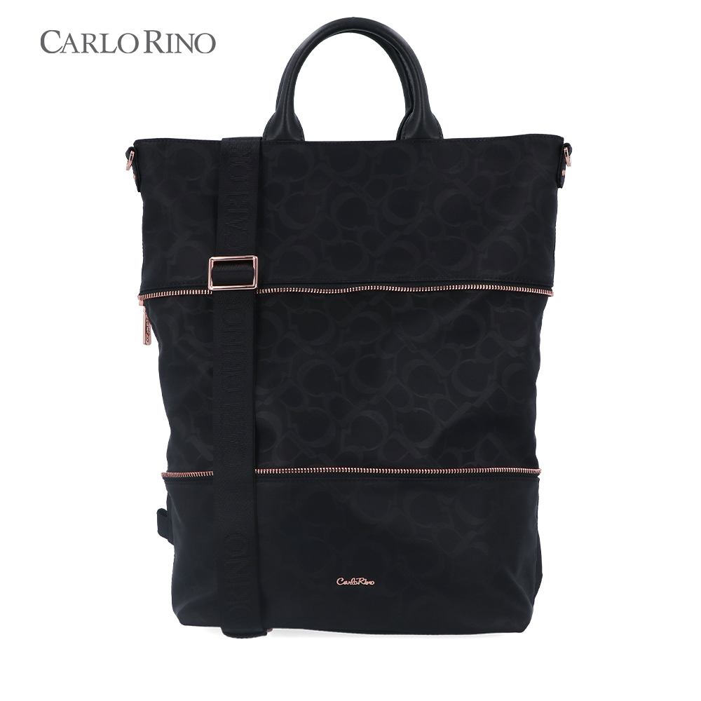 Carlo GEO Nylon Transformable Tote