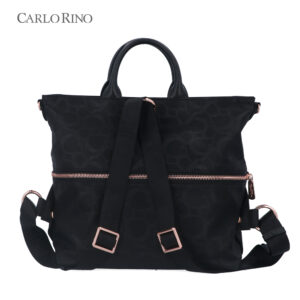 Carlo GEO Nylon Transformable Tote