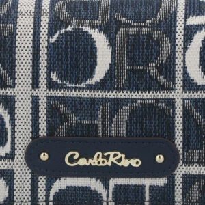 Carlo GEO Jacquard 2-fold Short Wallet