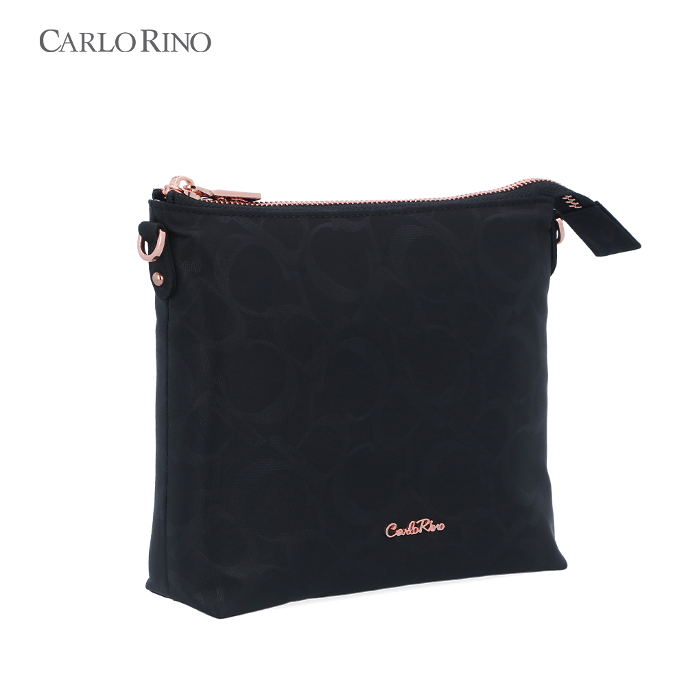 Carlo GEO Nylon Crossbody Wallet