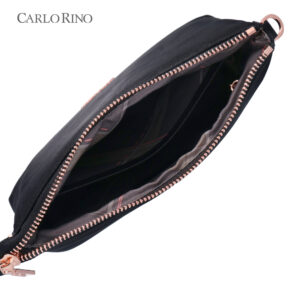 Carlo GEO Nylon Crossbody Wallet