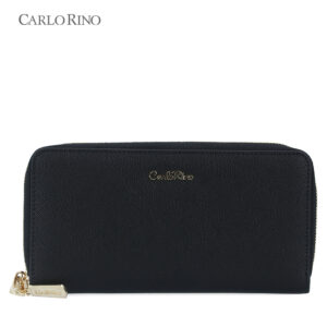 Classic Grainy Double Zipper Wallet