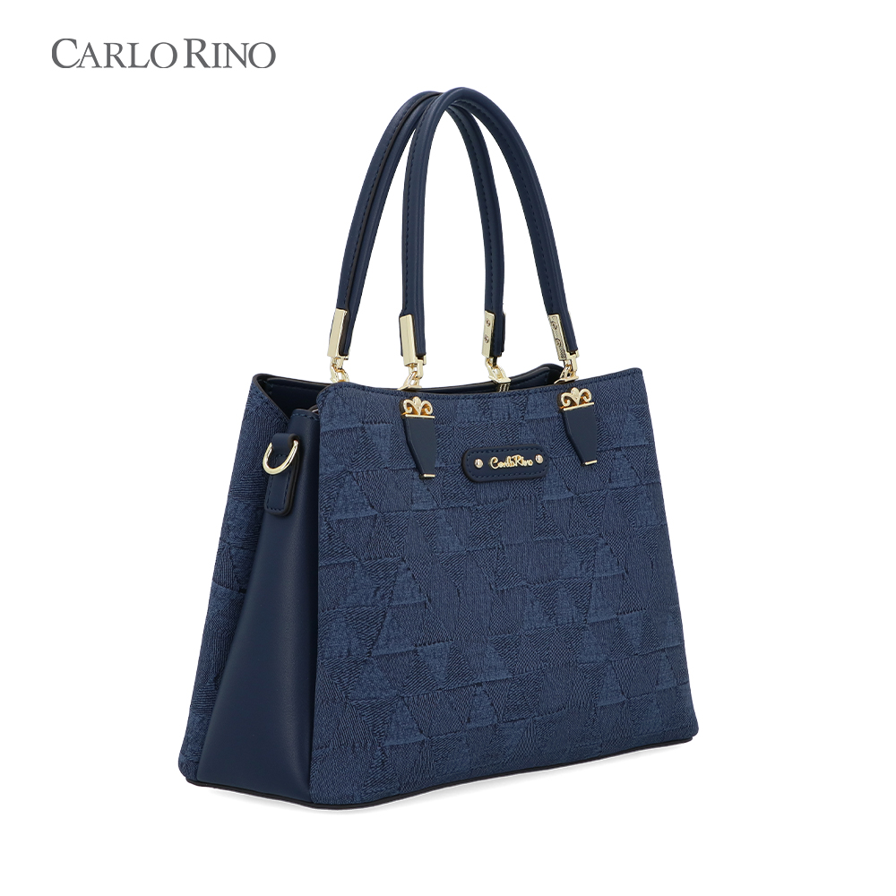 Trixie Geometric Texture Top Handle - Carlo Rino Online Shopping