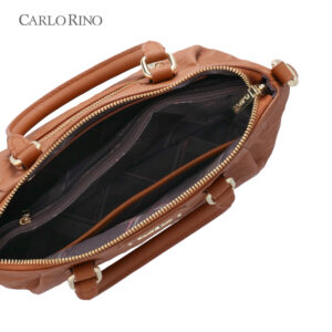 CR Embossed Motif Top Handle