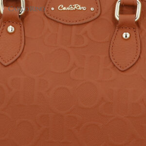 CR Embossed Motif Top Handle