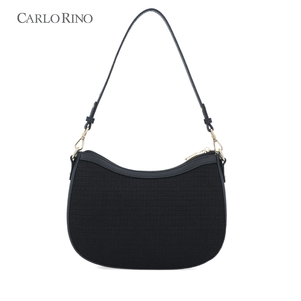 Noir Chic 2-Way Crossbody Bag