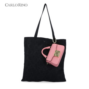 Carlo GEO Nylon Mini Double Bag