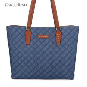 Gia Navy Tote Bag