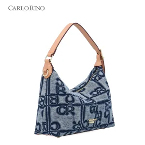 Carlo GEO Denim 2 Way Shoulder Bag II