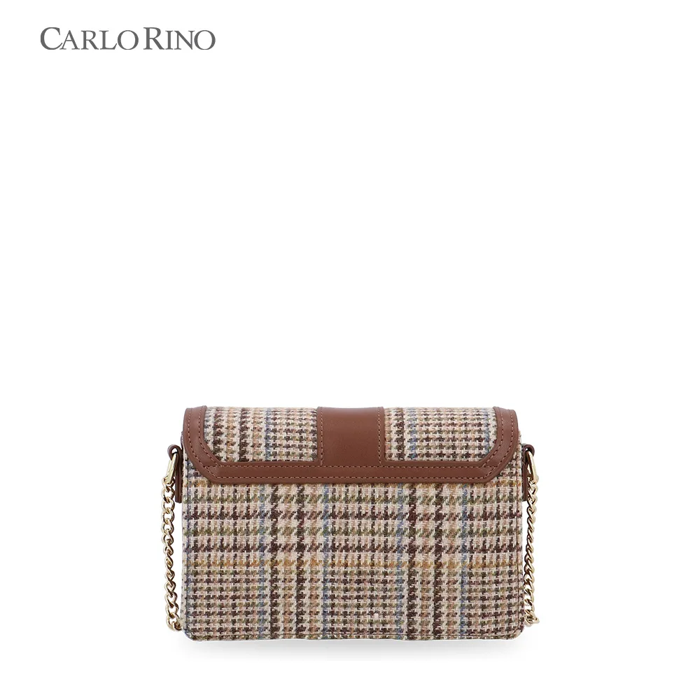 Coco Houndstooth Crossbody Bag