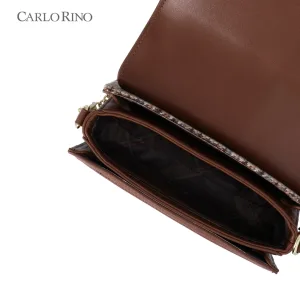 Coco Houndstooth Crossbody Bag