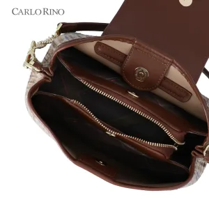 Coco Houndstooth 2-Way Flap Bag