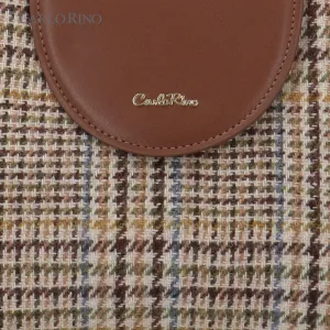 Coco Houndstooth 2-Way Flap Bag