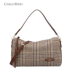 Coco Houndstooth 2-Way Shoulder Bag