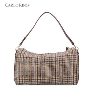 Coco Houndstooth 2-Way Shoulder Bag