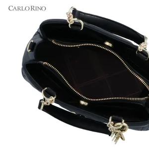 Miss Carlo Quilted Top Handle