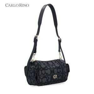 Carlo GEO Jacquard Ellie Pocketed Bag