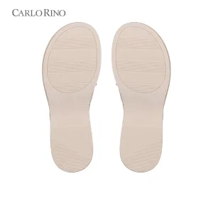 CR Cross Buckle Wedge Sandals