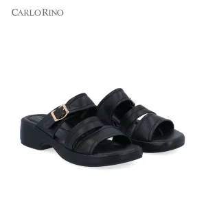 CR Trio Buckle Wedge Sandals
