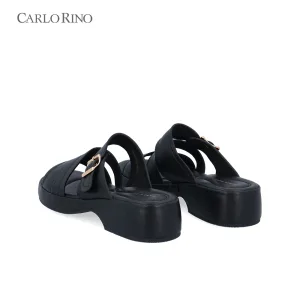 CR Trio Buckle Wedge Sandals