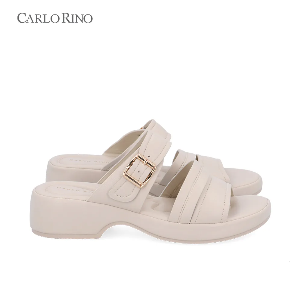CR Trio Buckle Wedge Sandals