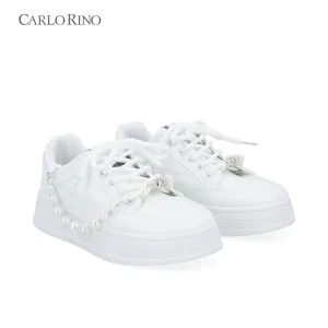 CR Pearl-Embellished Sneakers
