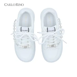 CR Pearl-Embellished Sneakers