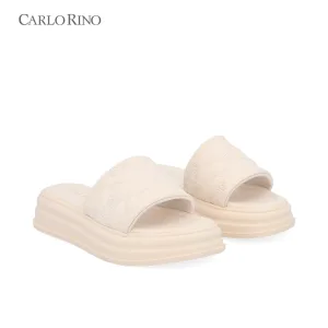 CR Cloud Monogram Embossed Slides