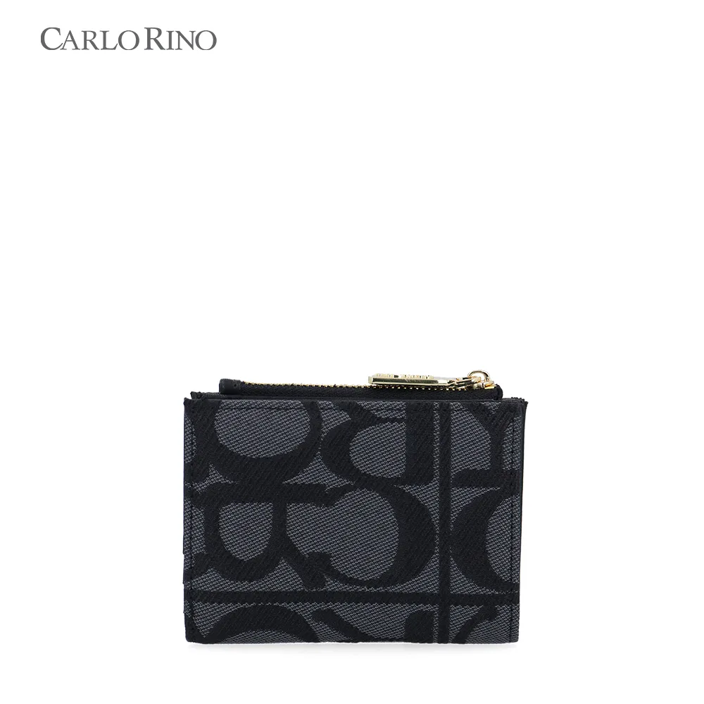 Carlo GEO Jacquard Folded Short Wallet