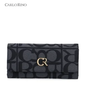 Carlo GEO Jacquard Tri-Fold Wallet