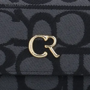 Carlo GEO Jacquard Tri-Fold Wallet