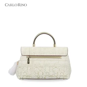 Carlo GEO Fluffe Top Handle Bag