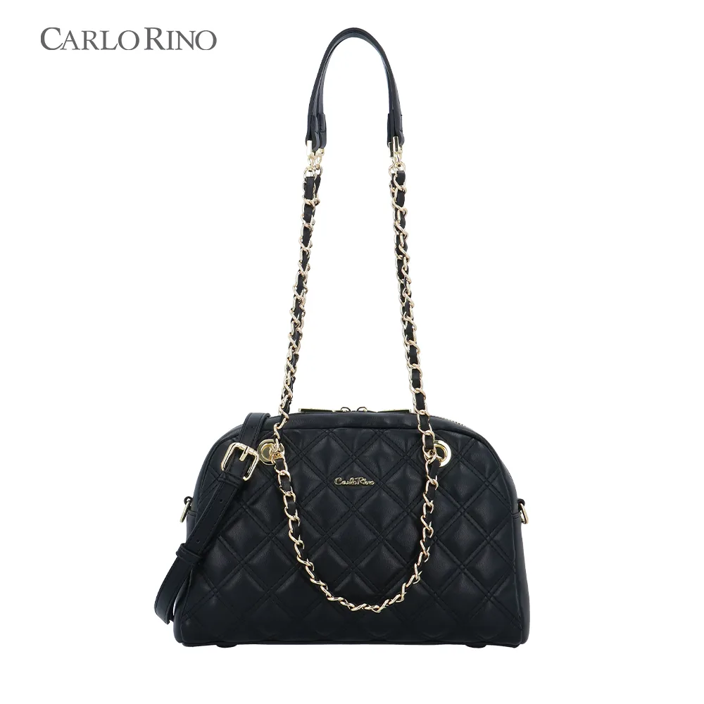 Cleo Quilted Top Handle Bag