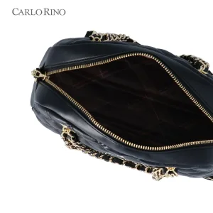 Cleo Quilted Top Handle Bag