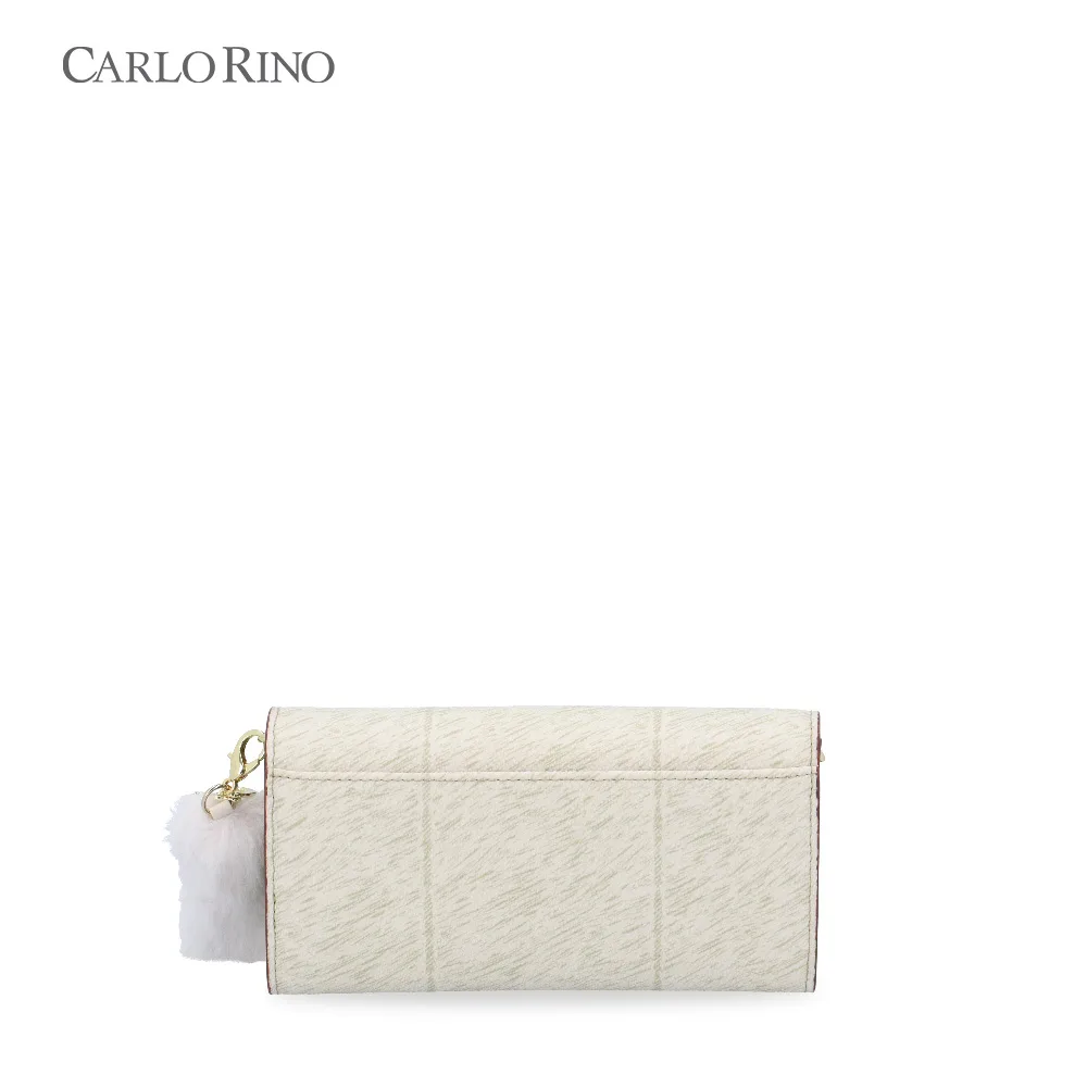 Carlo GEO Fluffe Crossbody Wallet
