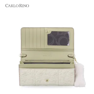 Carlo GEO Fluffe Crossbody Wallet
