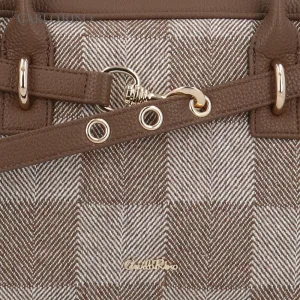 Aveline Checkmate Buckle Top Handle Bag M Aveline Checkmate Buckle Top Handle Bag M