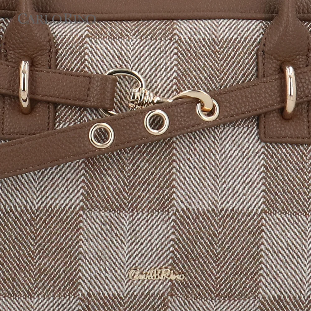 Aveline Checkmate Buckle Top Handle Bag M Aveline Checkmate Buckle Top Handle Bag M