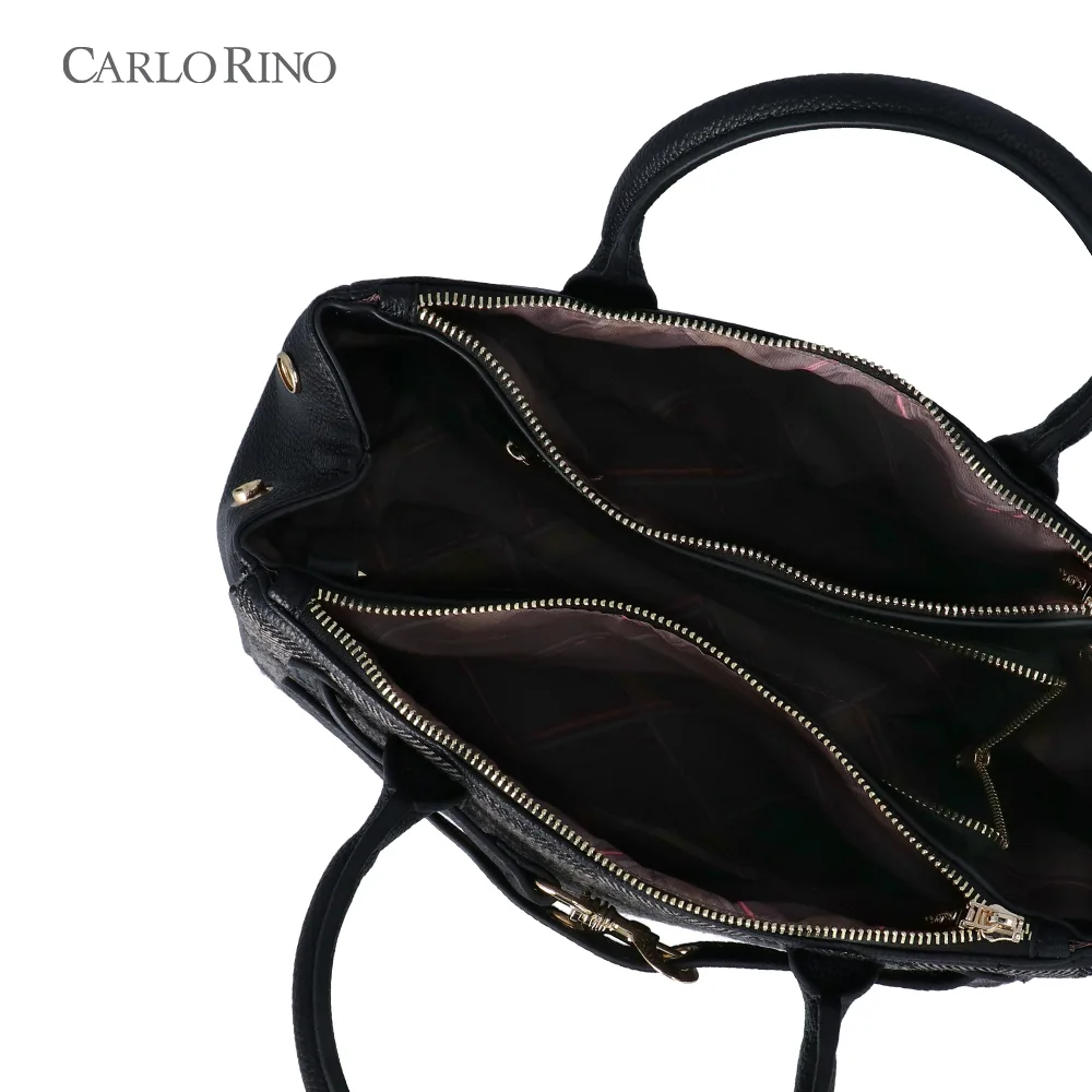 Aveline Checkmate Buckle Top Handle Bag L Aveline Checkmate Buckle Top Handle Bag L