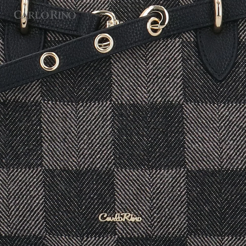 Aveline Checkmate Buckle Top Handle Bag L Aveline Checkmate Buckle Top Handle Bag L