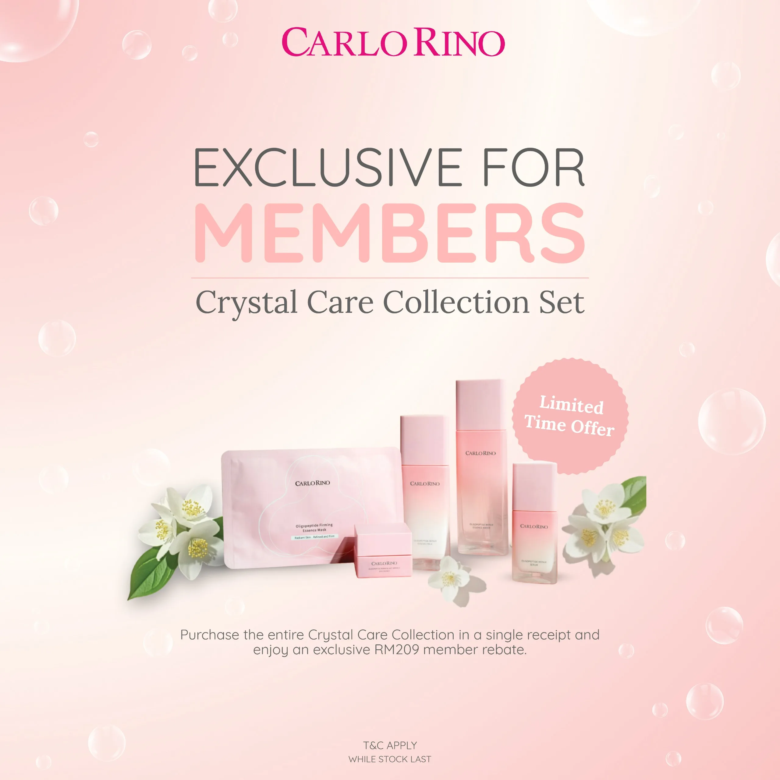 Exclusive for Members Crystal Care Collection Set