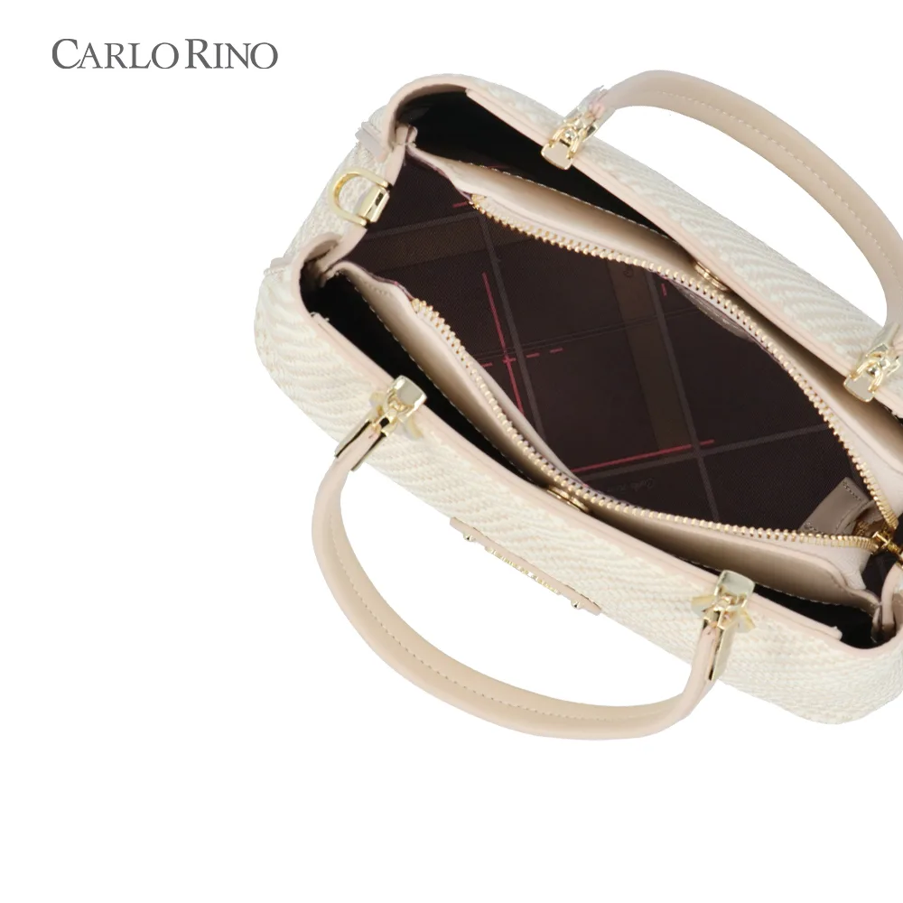 Alaina Woven Top Handle Bag Alaina Woven Top Handle Bag