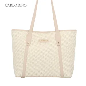Alaina Woven Tote Bag