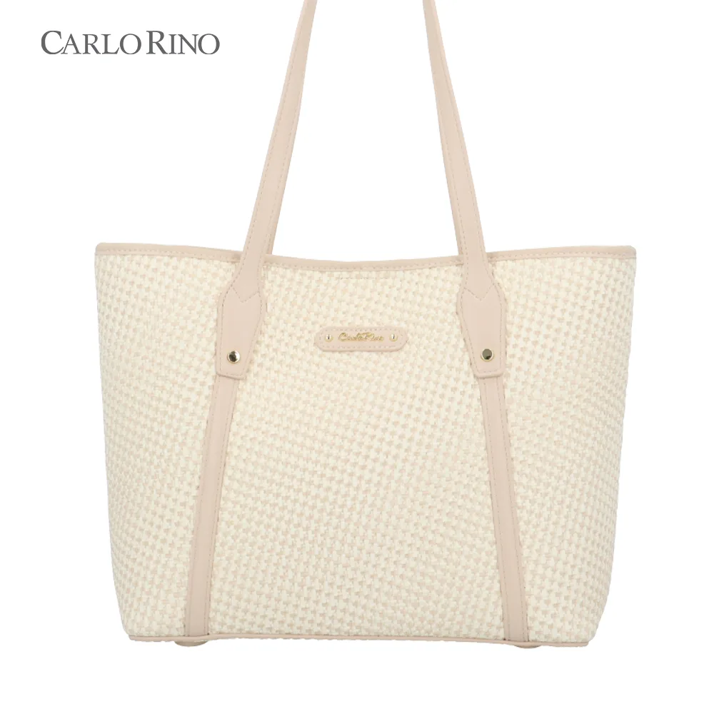 Alaina Woven Tote Bag