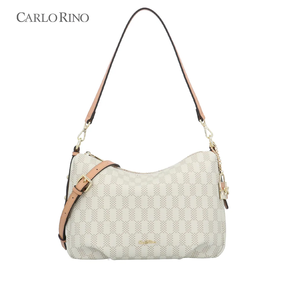 LoveGrid Zipper 2-Way Shoulder Bag